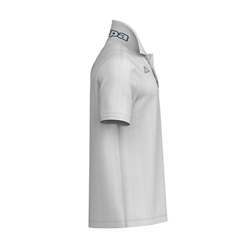 LIFE MSS POLO YOUTH - WHITE/BLUE INSIGNIA