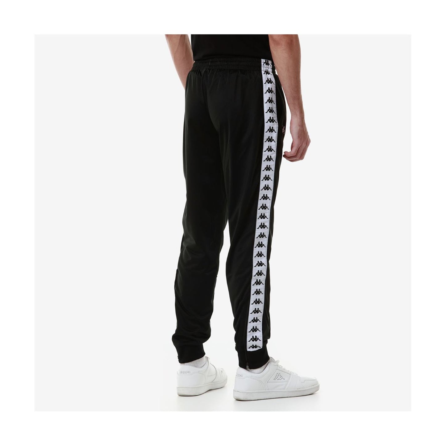 222 BANDA ARIB SLIM PANTS - BLACK/WHITE