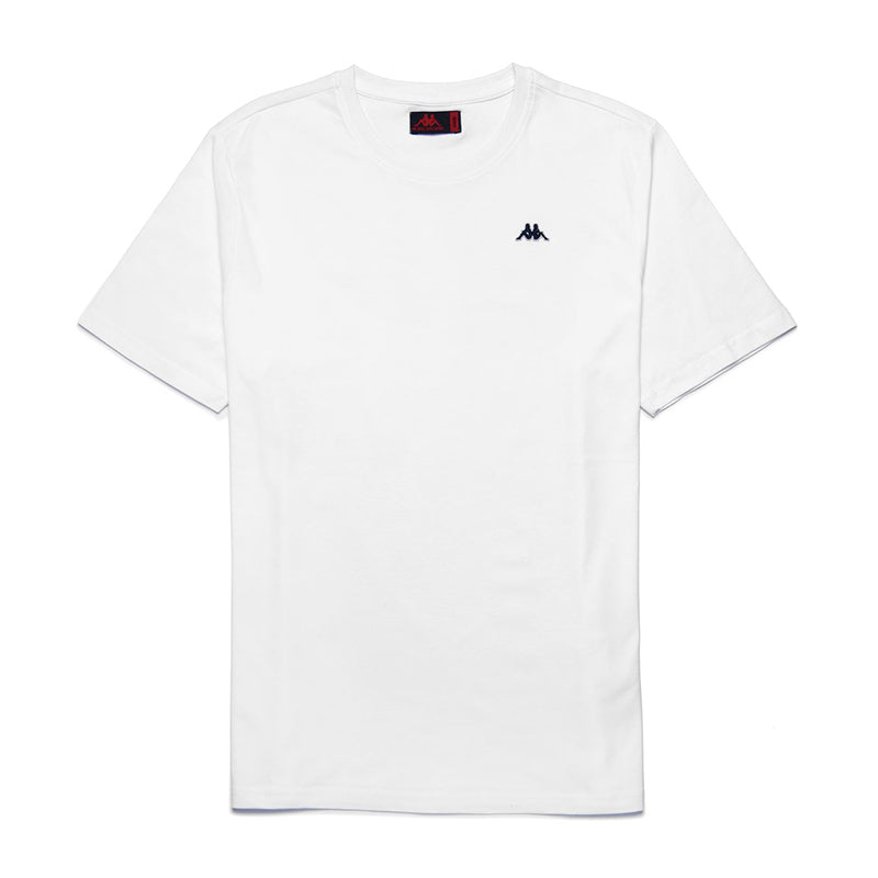 LUC T-SHIRT - WHITE BLUE MARINE