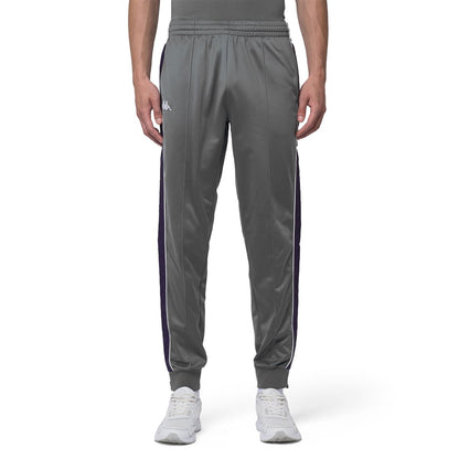 222 Banda Arib Slim Pants - Grey/Violet/White