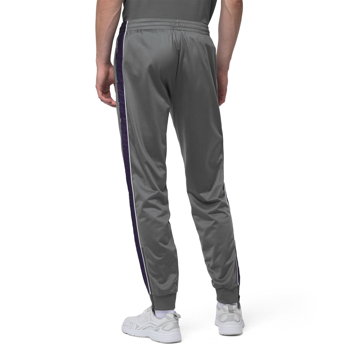 222 Banda Arib Slim Pants - Grey/Violet/White