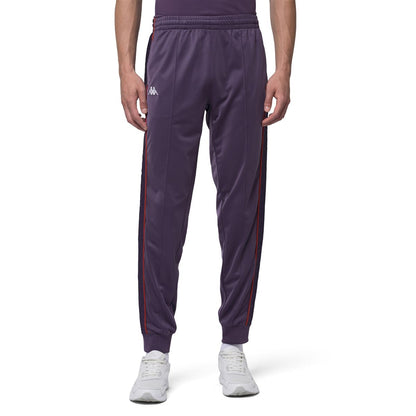 222 Banda Arib Slim Pants - Violet/Red
