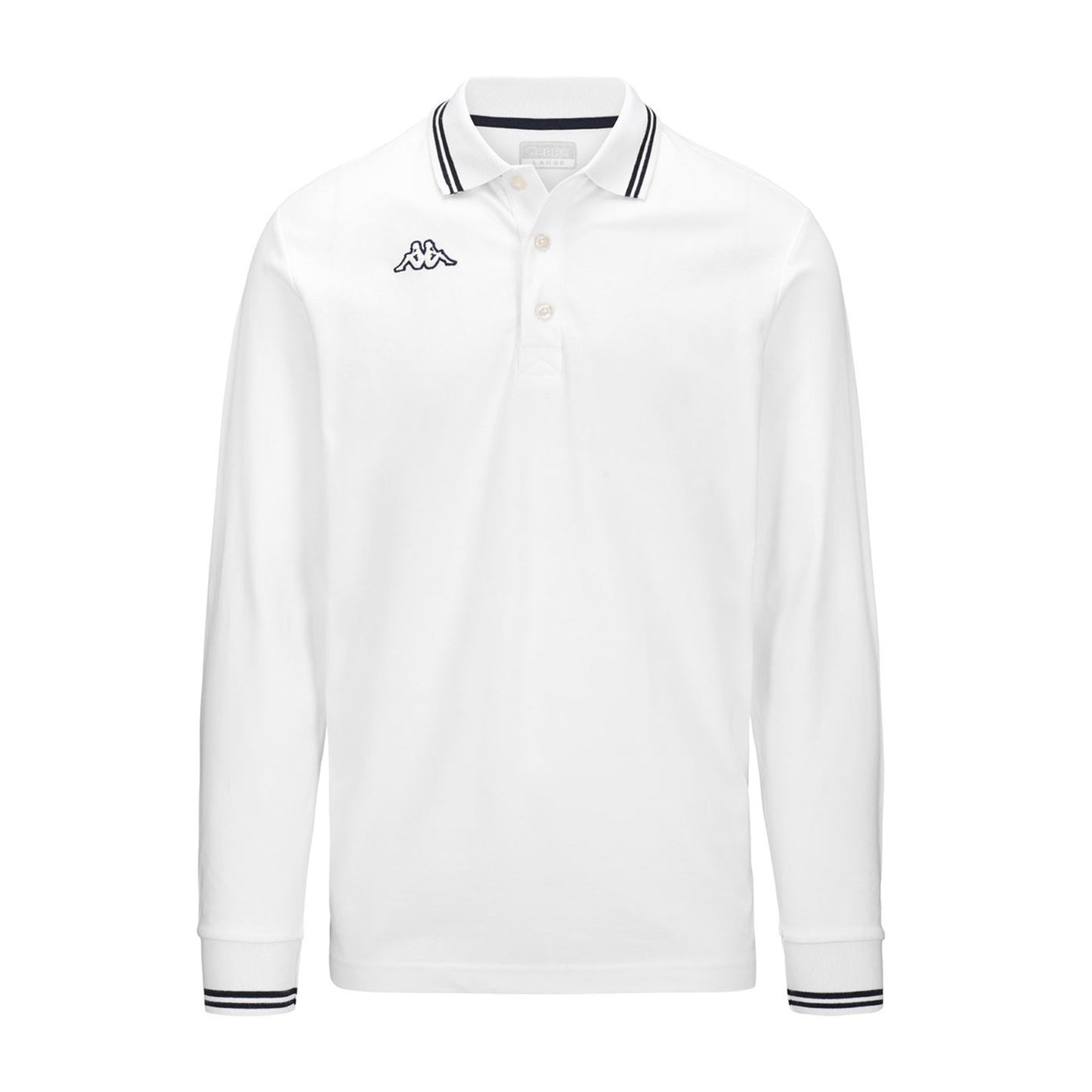 LOGO MALTAX 5MLS POLO - WHITE/BLUE MARINE