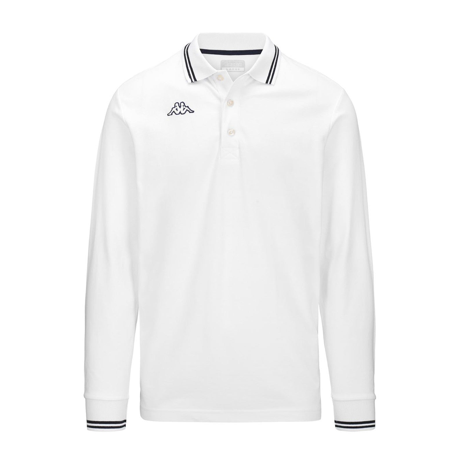 LOGO MALTAX 5MLS POLO - WHITE/BLUE MARINE