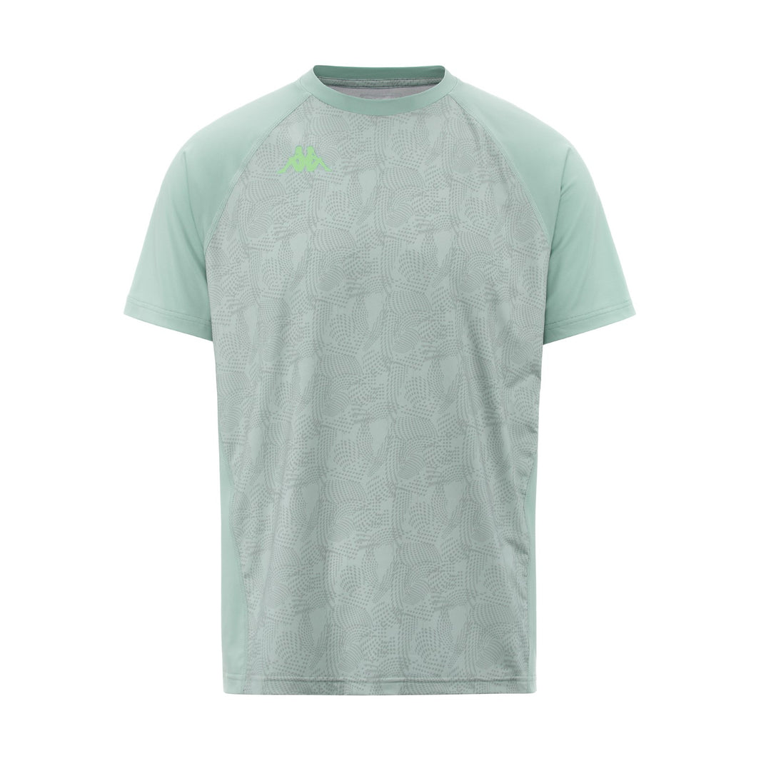 Men’s Short Sleeve T-Shirt Kappa Gunno Tbar Blue Green
