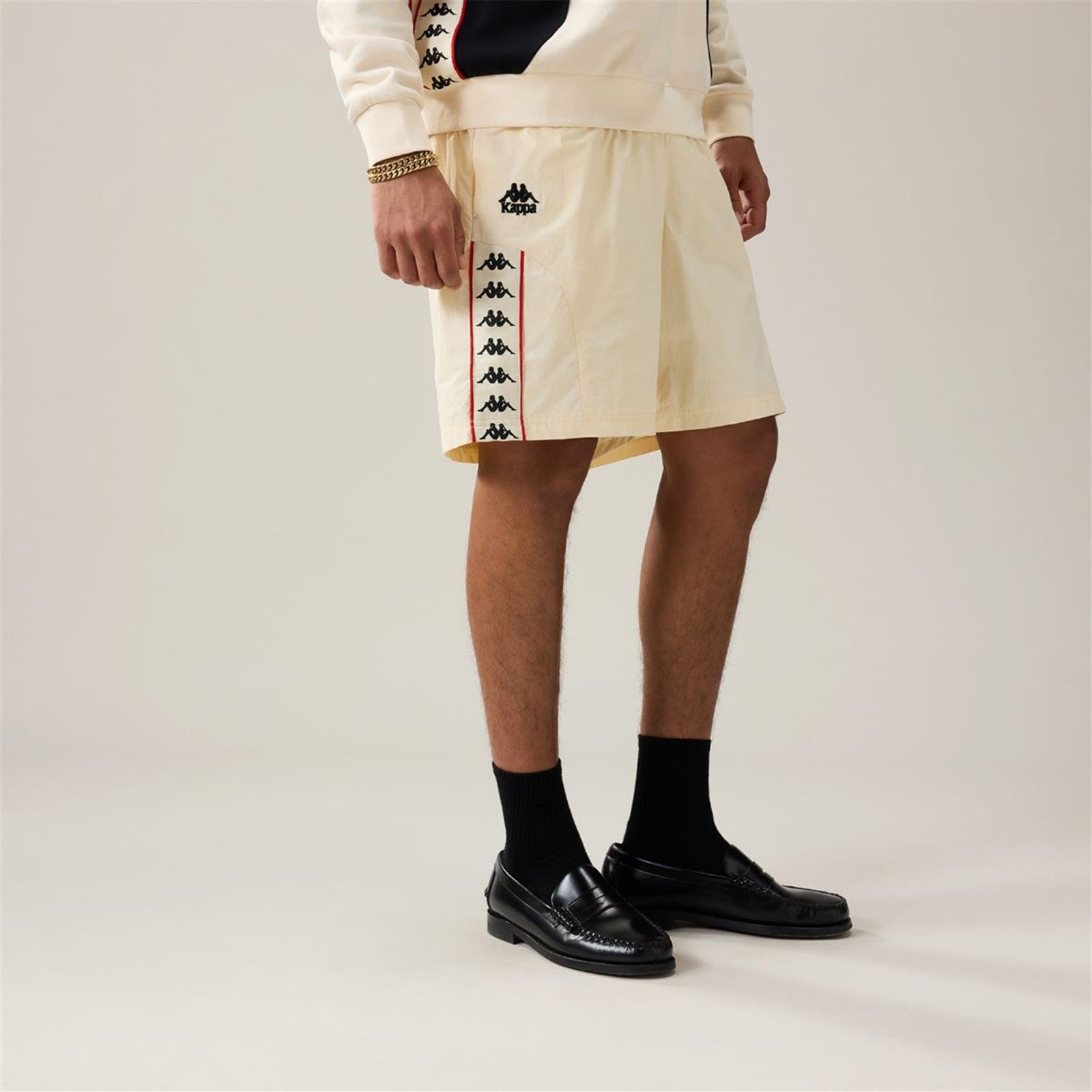 222 BANDA SADIE - BEIGE/RED/BLACK