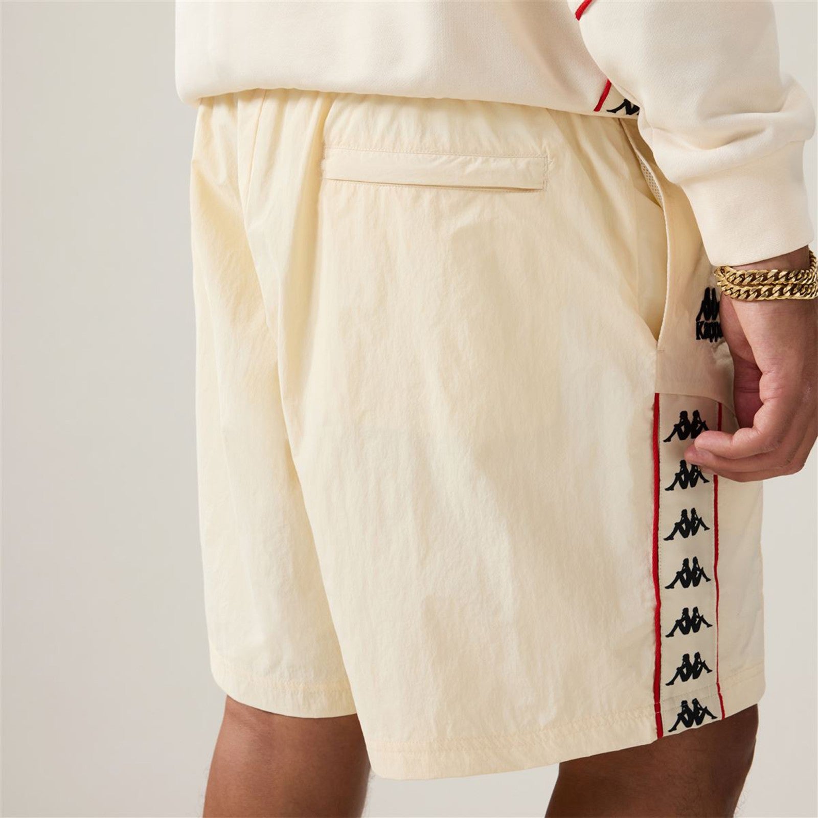 222 BANDA SADIE - BEIGE/RED/BLACK
