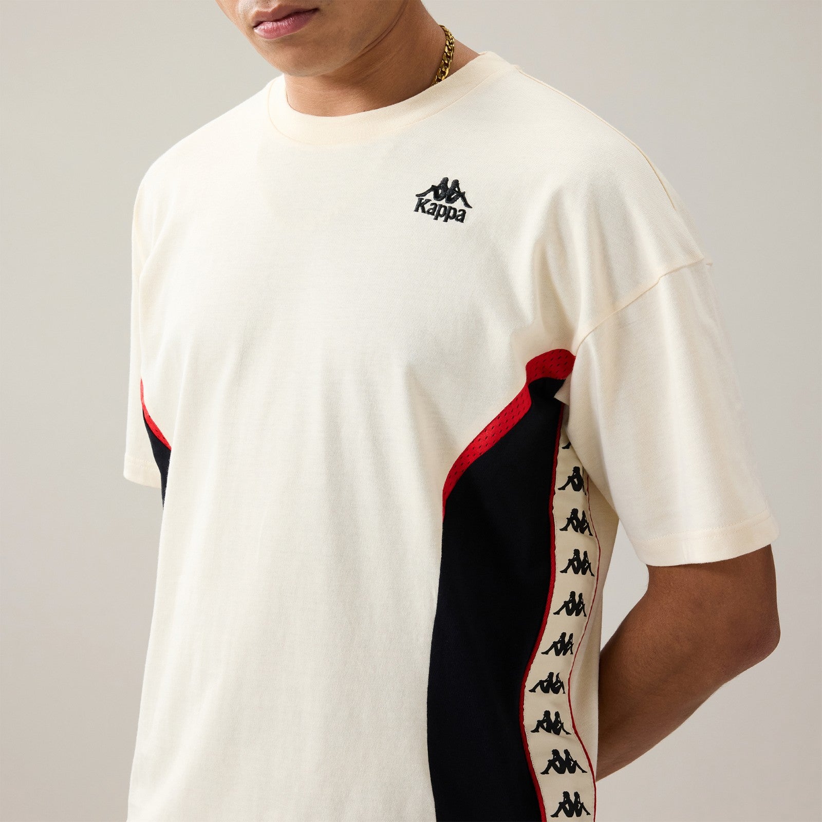 222 BANDA SKYLER - BEIGE/RED/BLACK