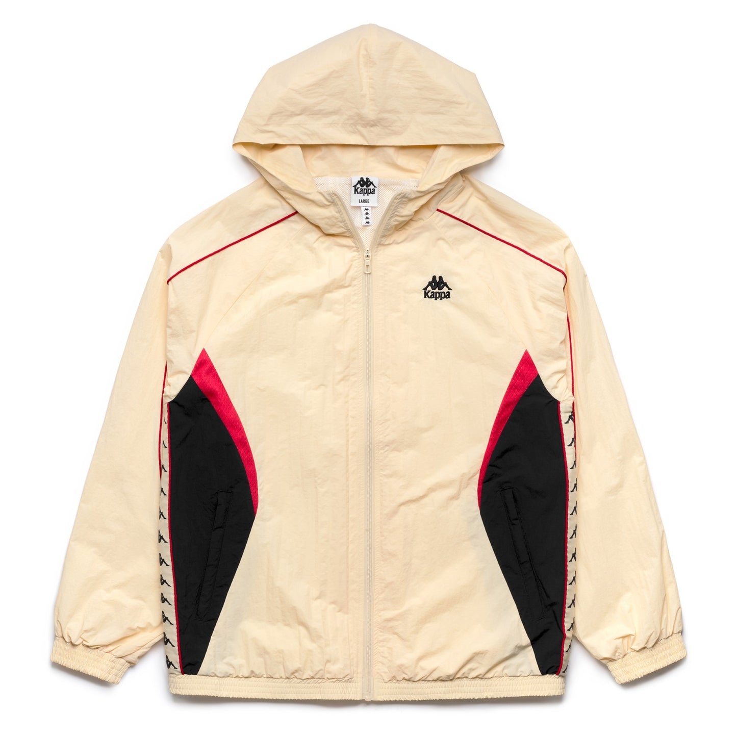 222 BANDA SILAS - BEIGE/RED/BLACK