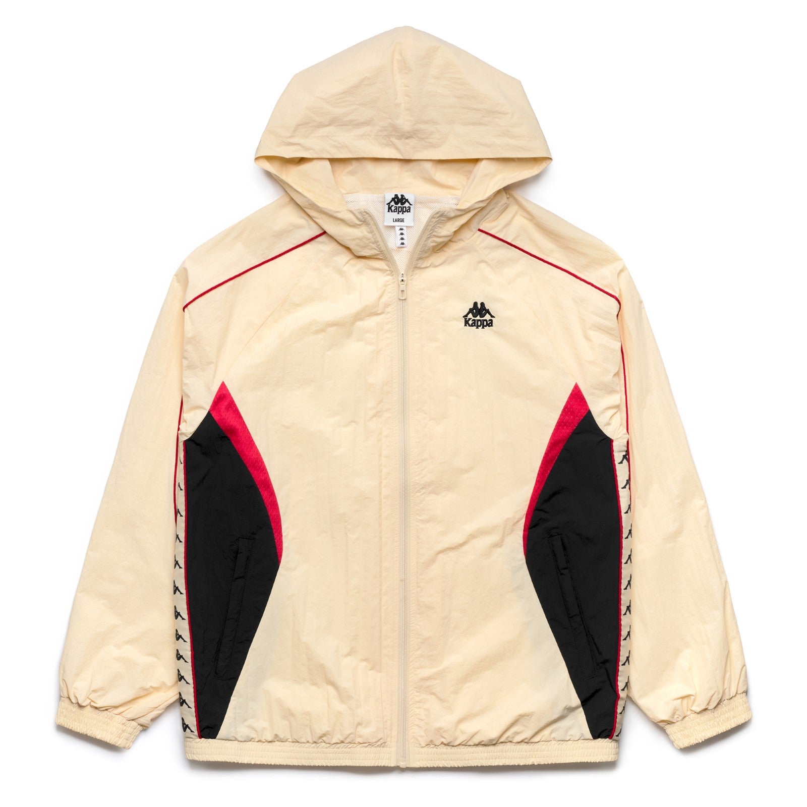 222 BANDA SILAS - BEIGE/RED/BLACK