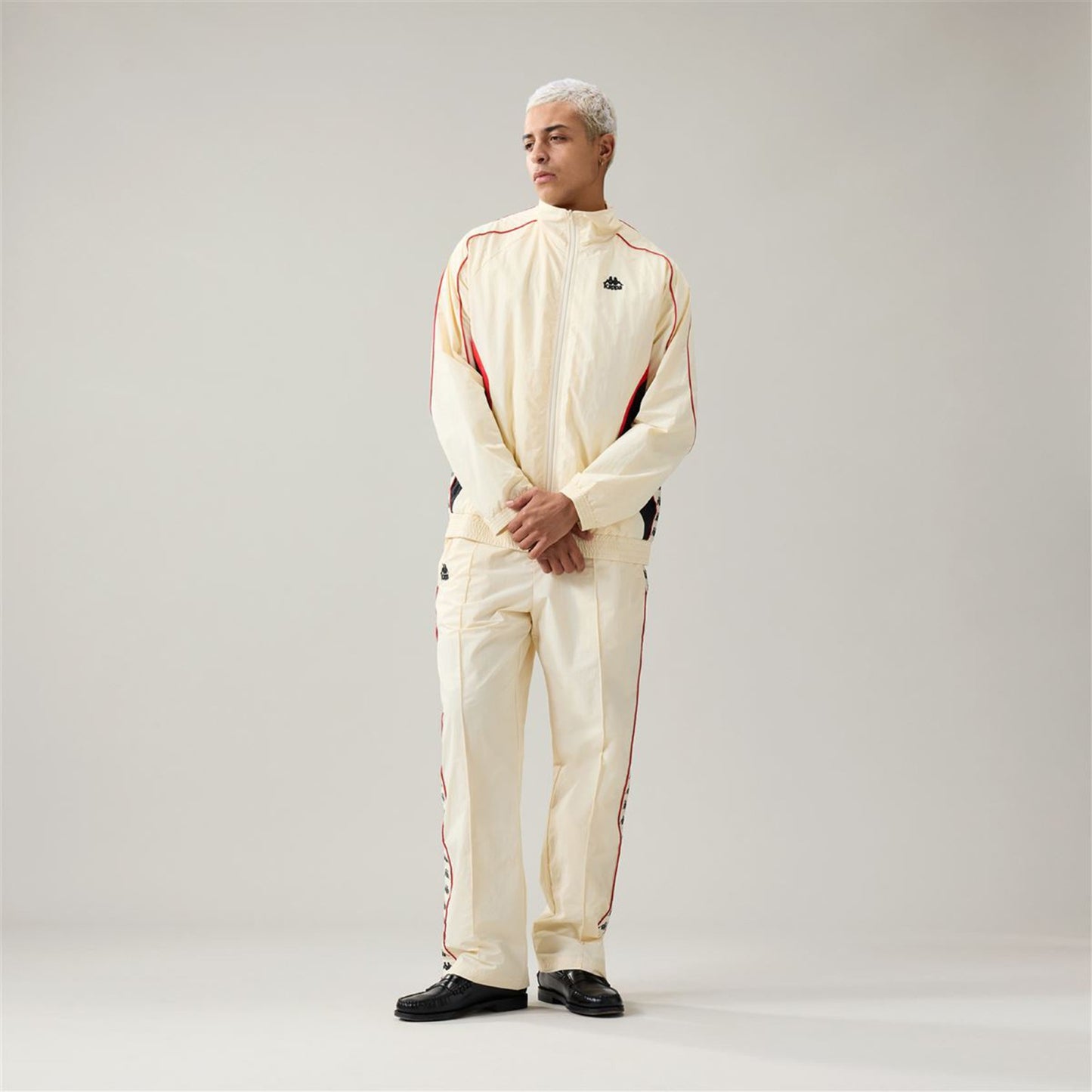 222 BANDA SAACHI - BEIGE/RED/BLACK