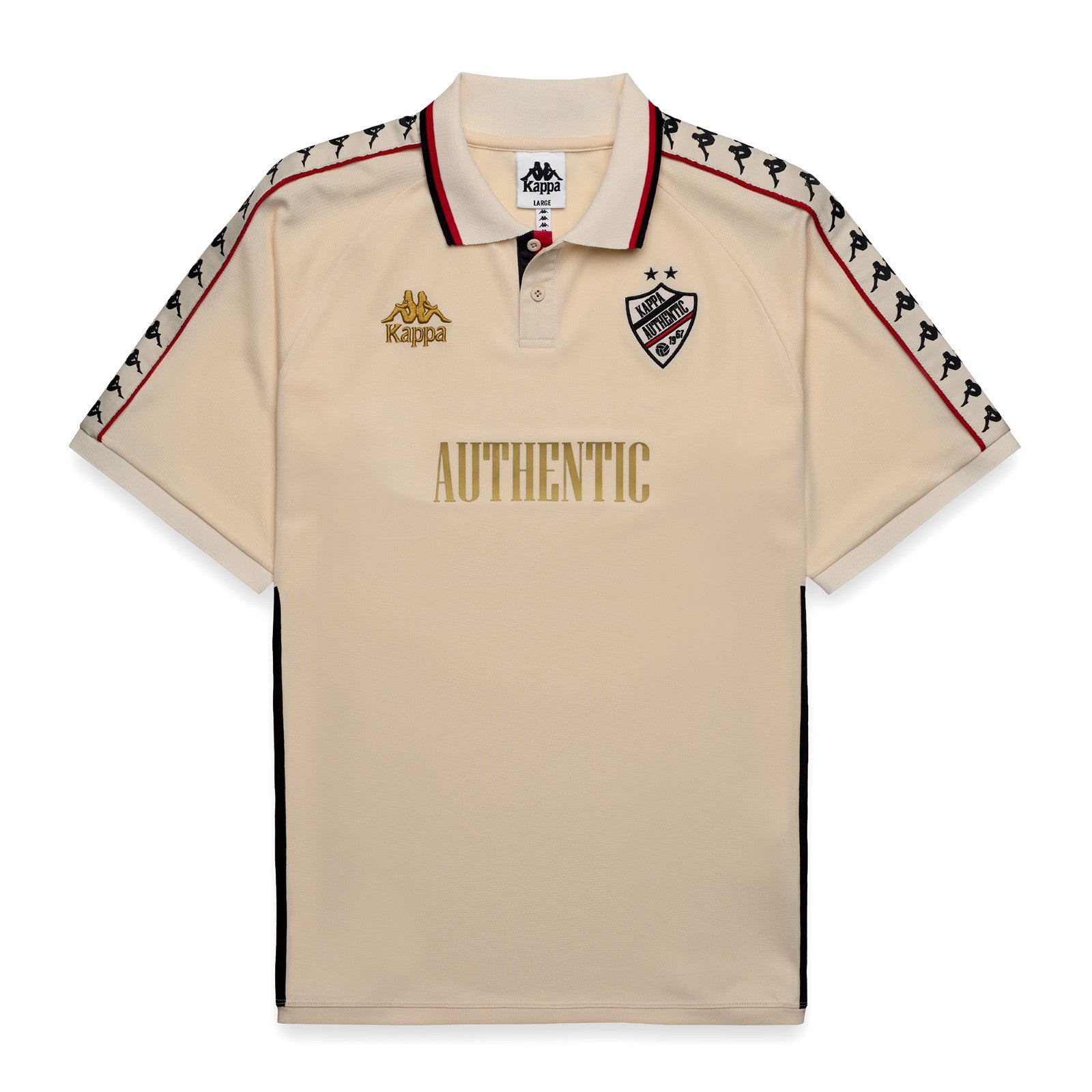 222 BANDA STAFEN - BEIGE/RED/BLACK