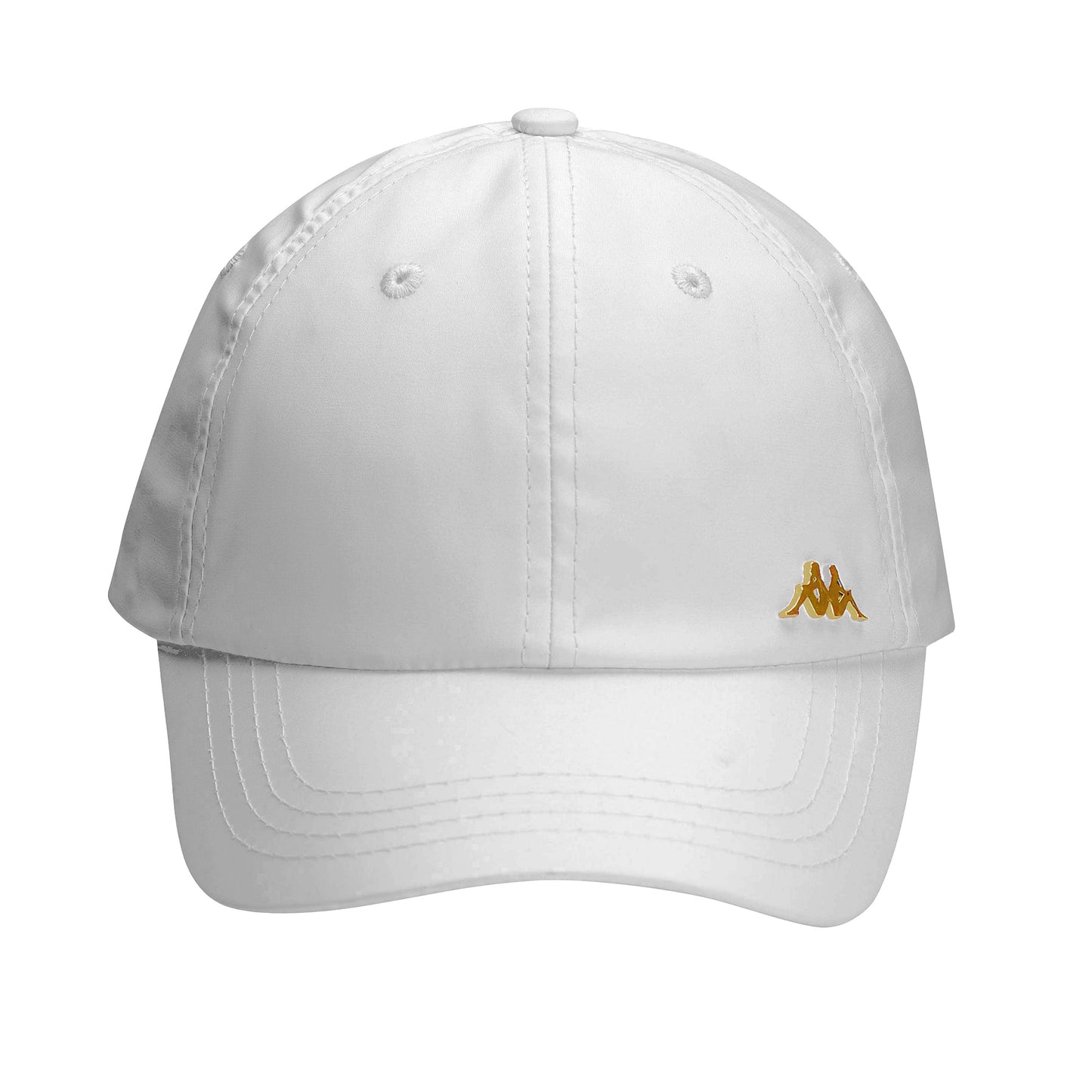 GRIFFYN 6 PANEL CAP - WHITE/GOLD