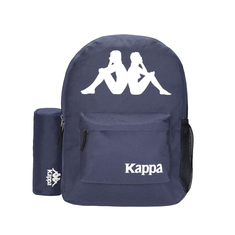 BACKPACK PENCIL CASE - NAVY/WHITE ONE