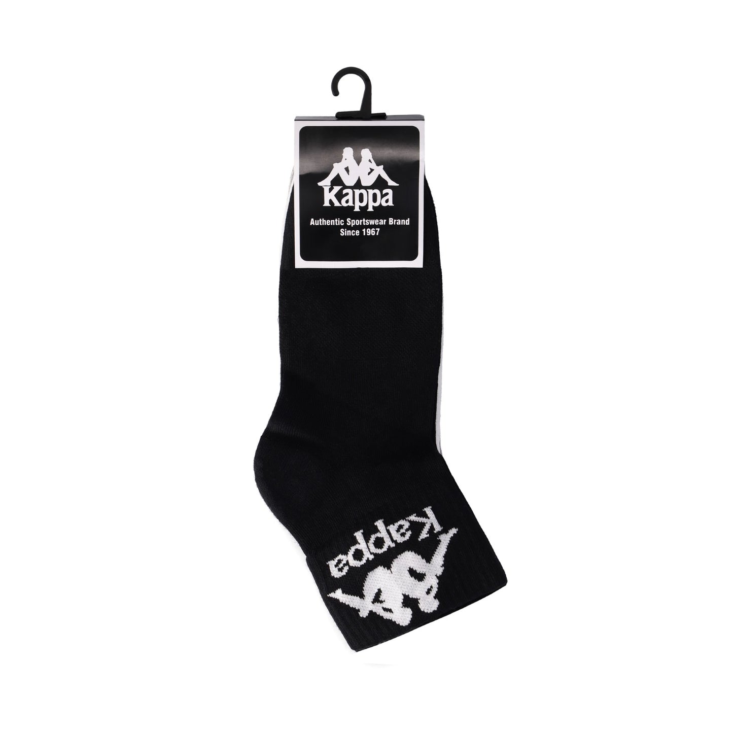 3 Pack Ankle Socks - Black/White/Grey