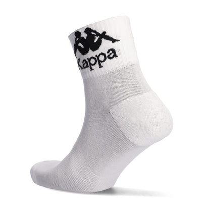 3 Pack Ankle Socks - Black/White/Grey