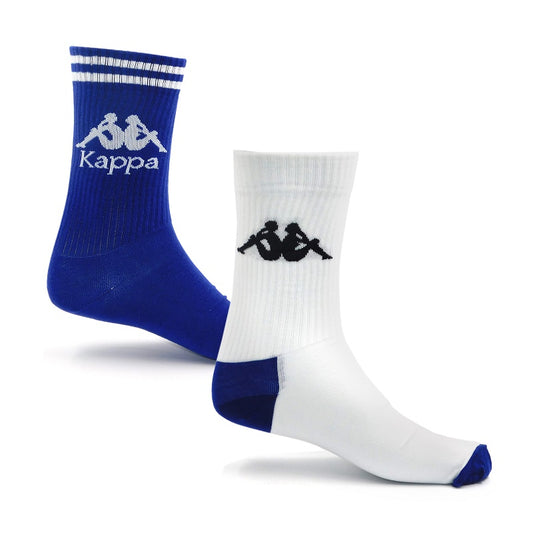 2Pk Kappa Crew Socks - Blue Royal One