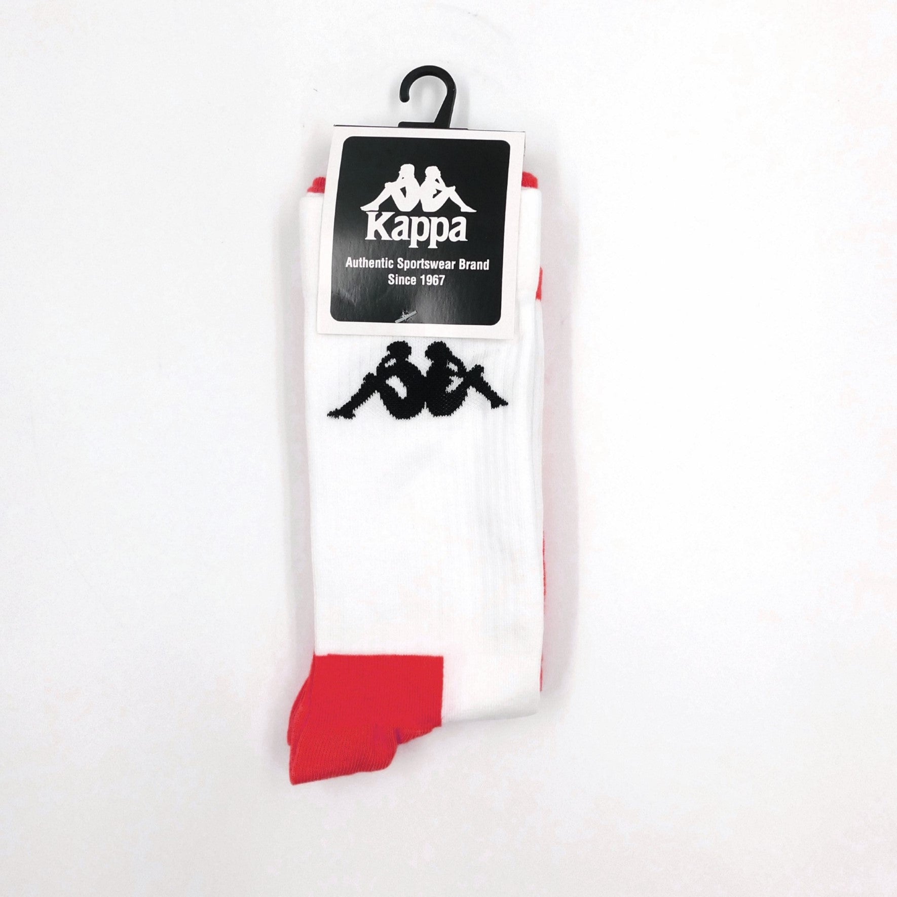 2Pk Kappa Crew Socks - Red Flame One