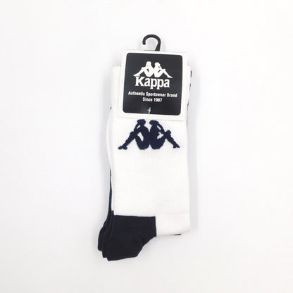 2PK KAPPA CREW SOCKS - NAVY WHITE